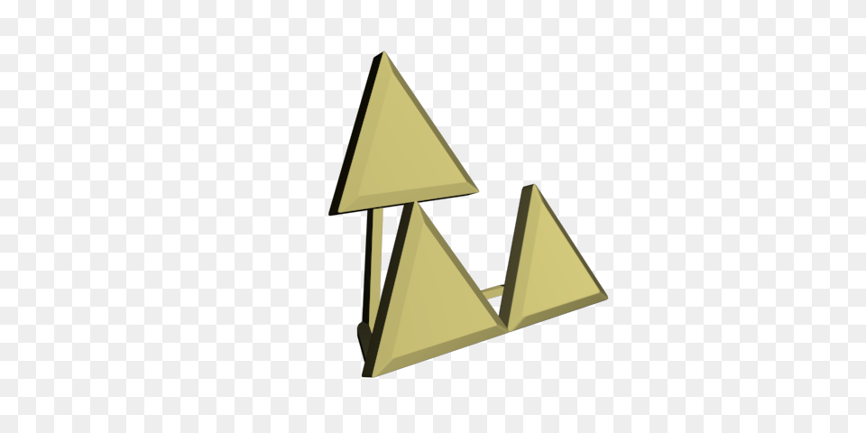 Printable Model Triforce Meme Cgtrader, Triangle Png Image