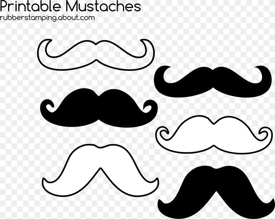 Printable Mustache Clipart, Face, Head, Person, Animal Free Png Download