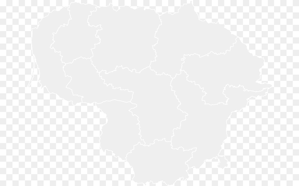 Printable Outline Blank Lithuania Map Many People Live In Lithuania, Chart, Plot, Atlas, Diagram Free Transparent Png