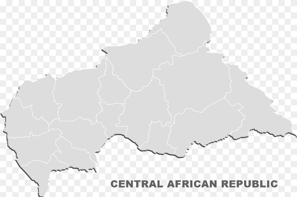 Printable Outline Central African Republic Blank Map Lake Chad On A Map, Atlas, Chart, Diagram, Plot Free Png