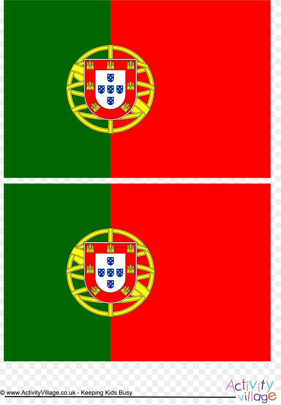 Printable Portugal Flag Png