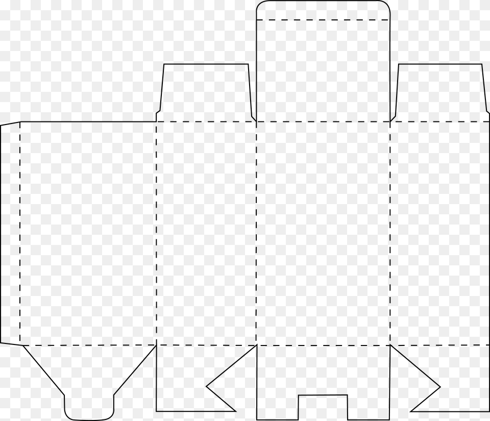 Printable Shapes Box Templates Packaging Design Line Art Free Png Download