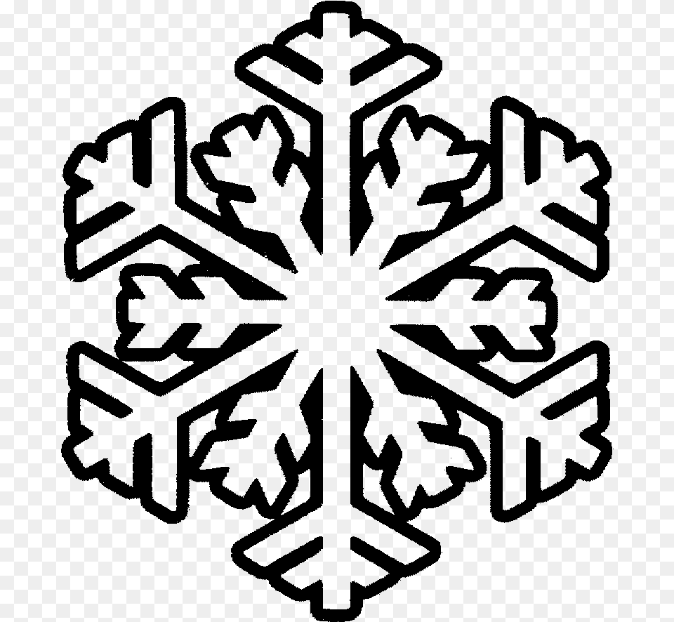Printable Snowflake Royalty Template Techflourish Snowflake Coloring, Gray Png Image