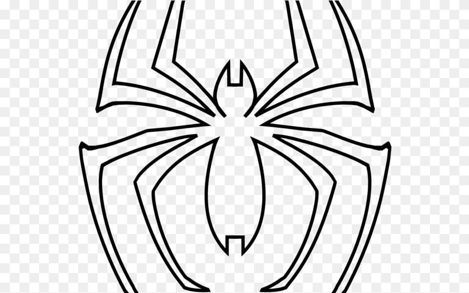 Printable Spiderman Pumpkin Stencil Designs Spiderman Logo Coloring Pages, Gray Free Transparent Png