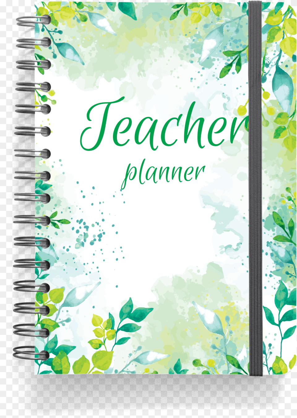Printable Teacher Planner Spiral Bound Graphic Design, Book, Publication, Diary Png Image