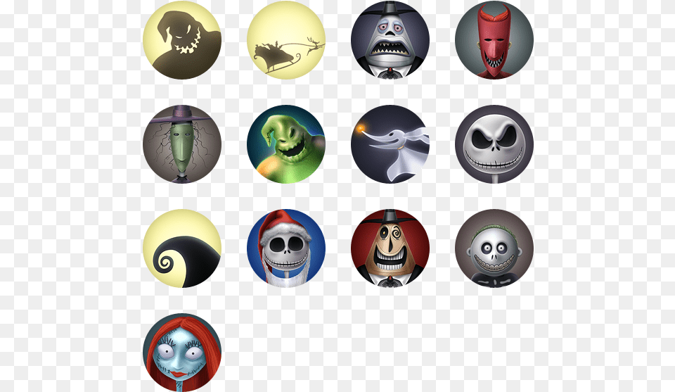 Printable The Nightmare Before Christmas Characters, Sphere, Face, Head, Person Free Transparent Png