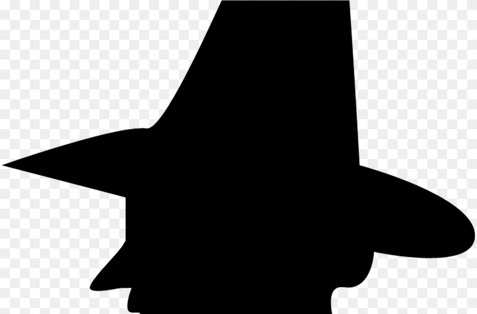 Printable Witch Silhouette Cricket Bat Coloring Pages, Gray Free Transparent Png