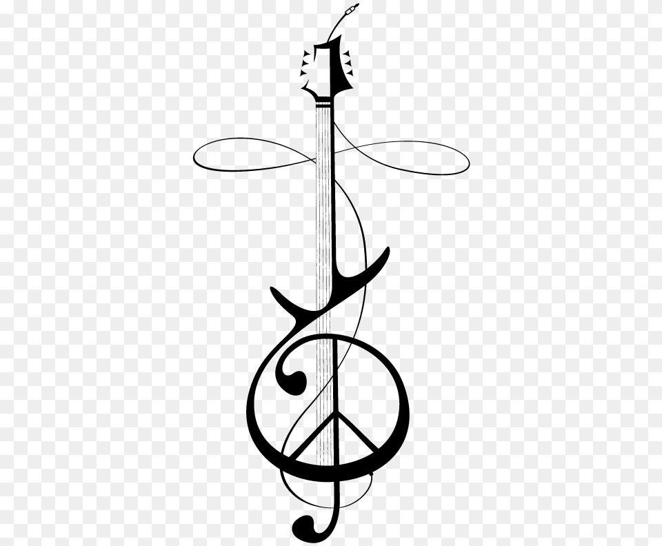 Printables Tattoos Music Tattoos, Silhouette, People, Person, Lighting Png Image
