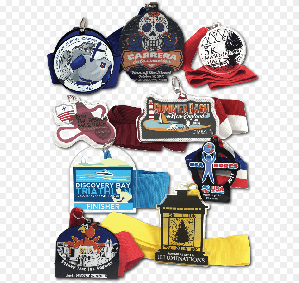 Printed Acrylic Full Color Custom Plastic Award Medallion, Baseball Cap, Cap, Clothing, Hat Free Png Download