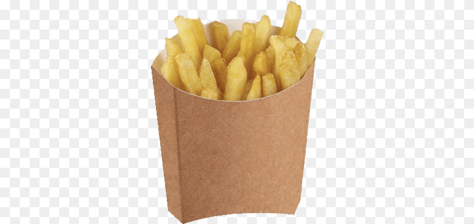 Printed Finger Chips Boxes Disposable Kraft Chip Scoops Medium, Food, Fries Free Png Download