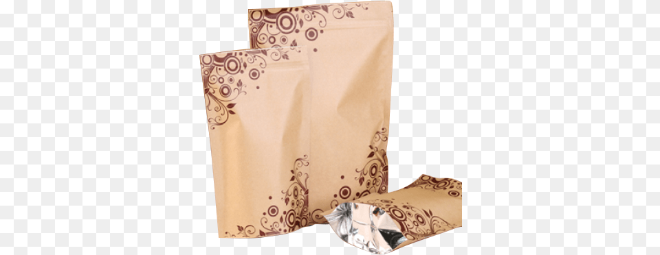 Printed Kraft Paper Zipper Standing Pouch Kraft Paper, Aluminium, Bag, Foil, Diaper Png Image