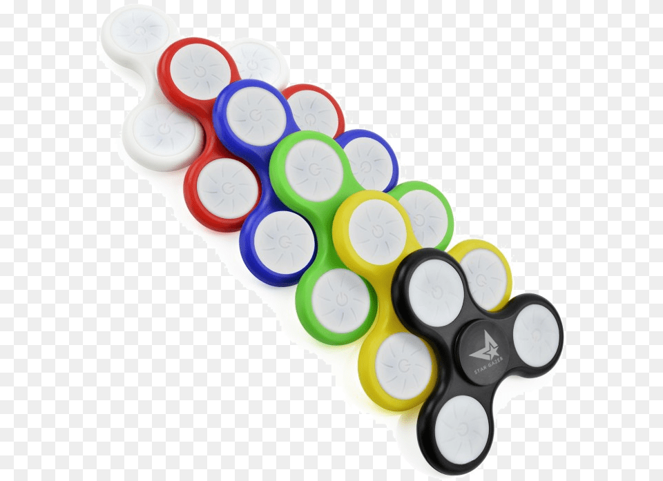 Printed Led Light Up Fidget Spinner Customise Fidget, Toy, Frisbee Png