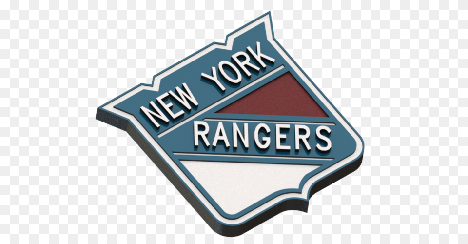 Printed New York Rangers Logo, Badge, Symbol, Emblem Free Png Download