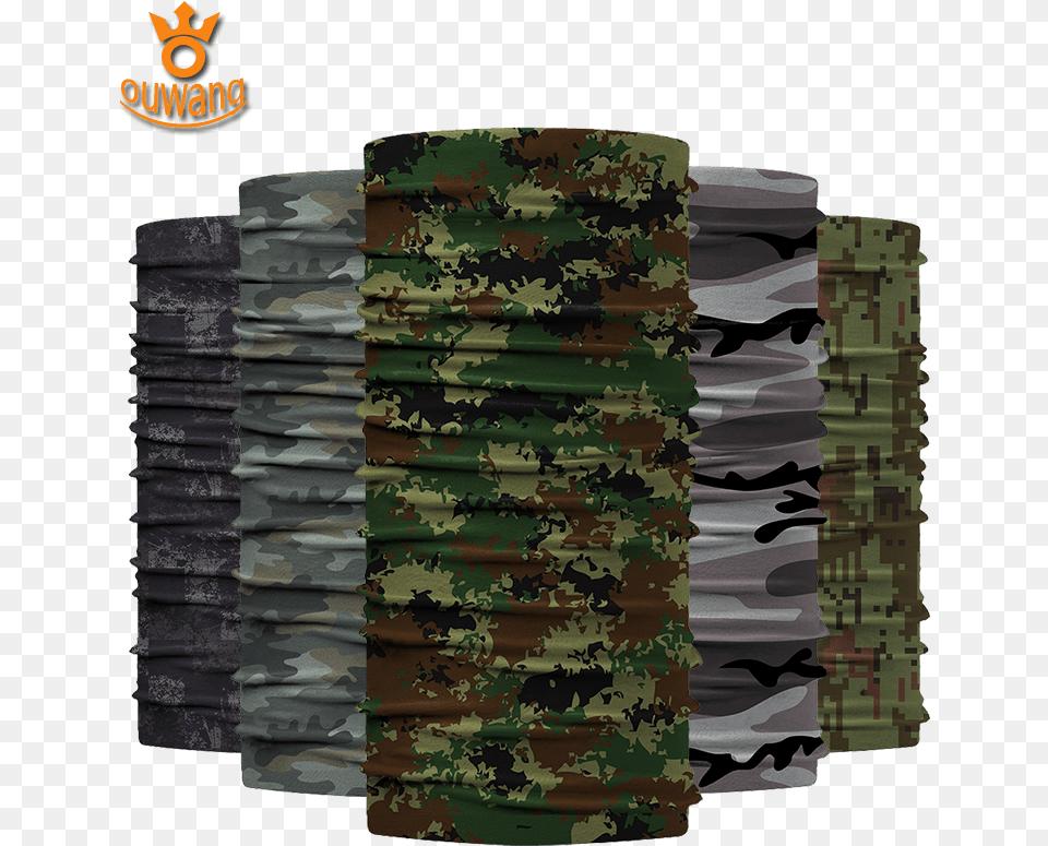 Printed Polyester Tubular Seamless Magic Multi Outdoor Kerchief, Military, Military Uniform, Camouflage Png Image