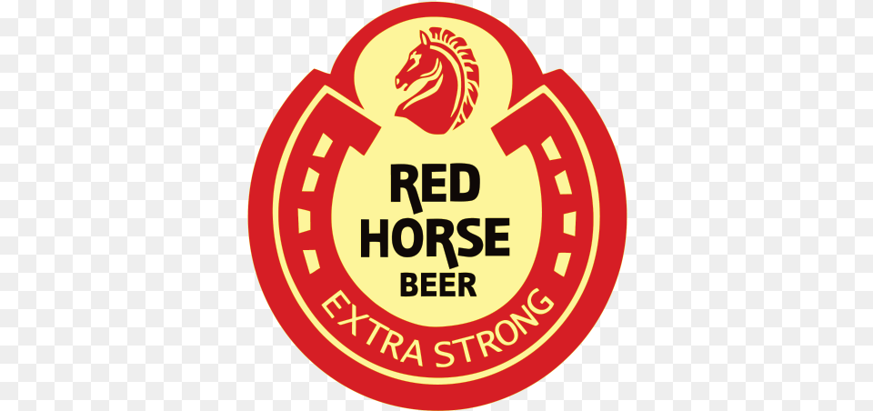 Printed Vinyl Beer Logo Red Horse Red Horse Beer Logo, Badge, Symbol, Dynamite, Weapon Free Png