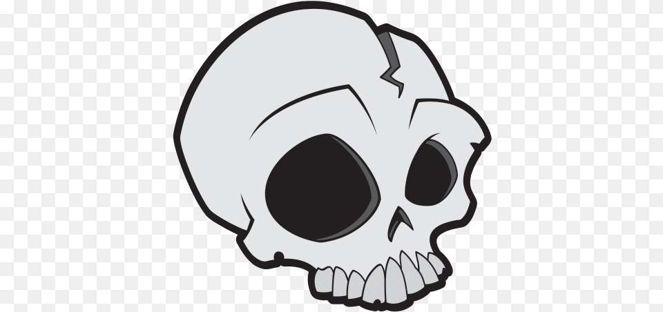 Printed Vinyl Cartoon Skull Cartoon Skull, Clothing, Hardhat, Helmet, Art Png