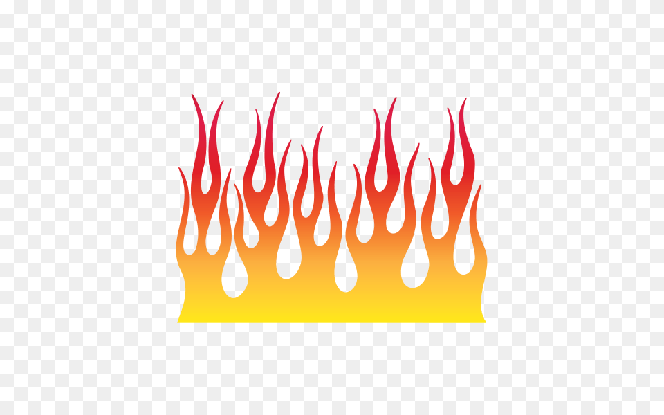 Printed Vinyl Flame Red Orange Yellow Stickers Factory, Fire, Smoke Pipe Free Transparent Png