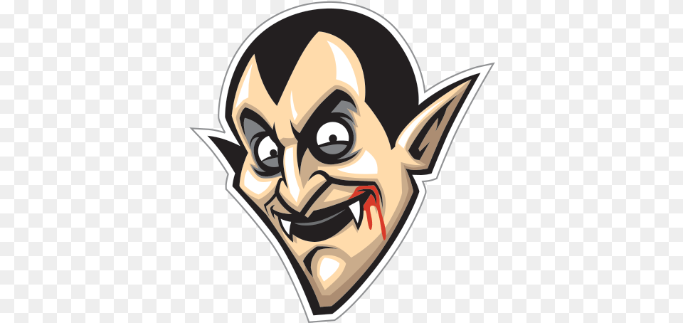 Printed Vinyl Happy Halloween Dracula Vampire Stickers Factory Halloween Sticker Dracula, Baby, Person, Art Free Png Download