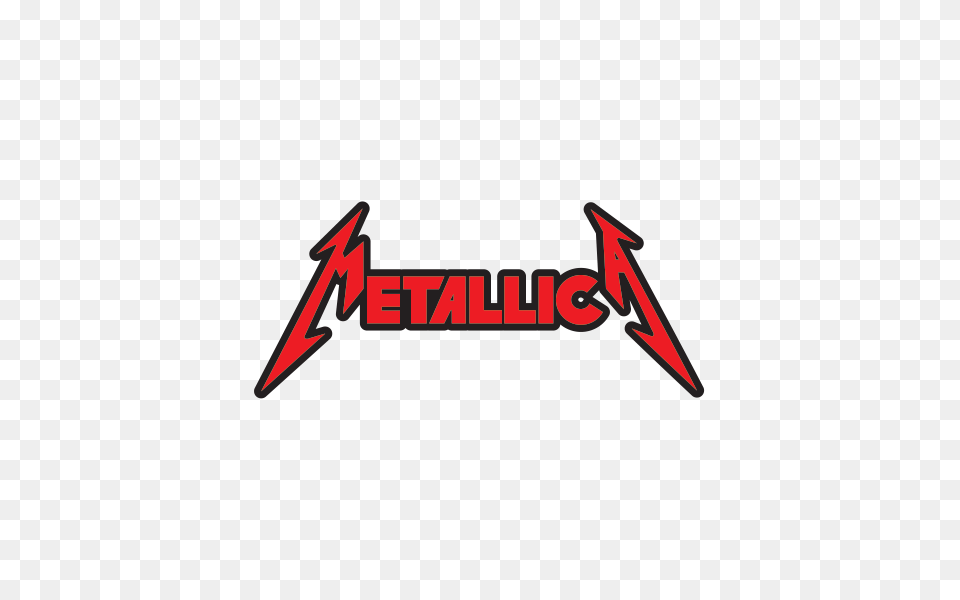 Printed Vinyl Metallica Logo Stickers Factory, Emblem, Symbol Free Png