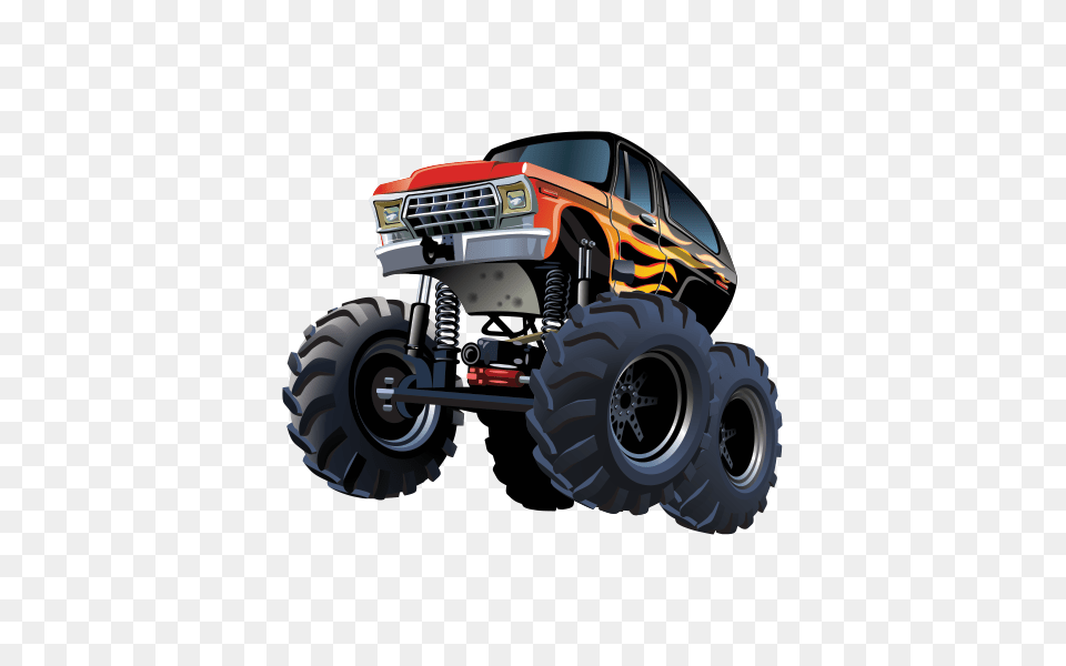 Printed Vinyl Monster Truck Stickers Factory, Device, Tool, Plant, Lawn Mower Png