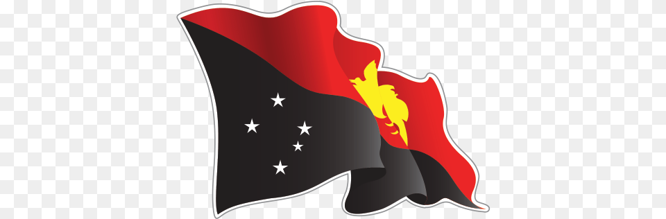 Printed Vinyl Papua New Guinea Flag Stickers Factory Papua New Guinea Flag Sticker, Person, Pirate Png