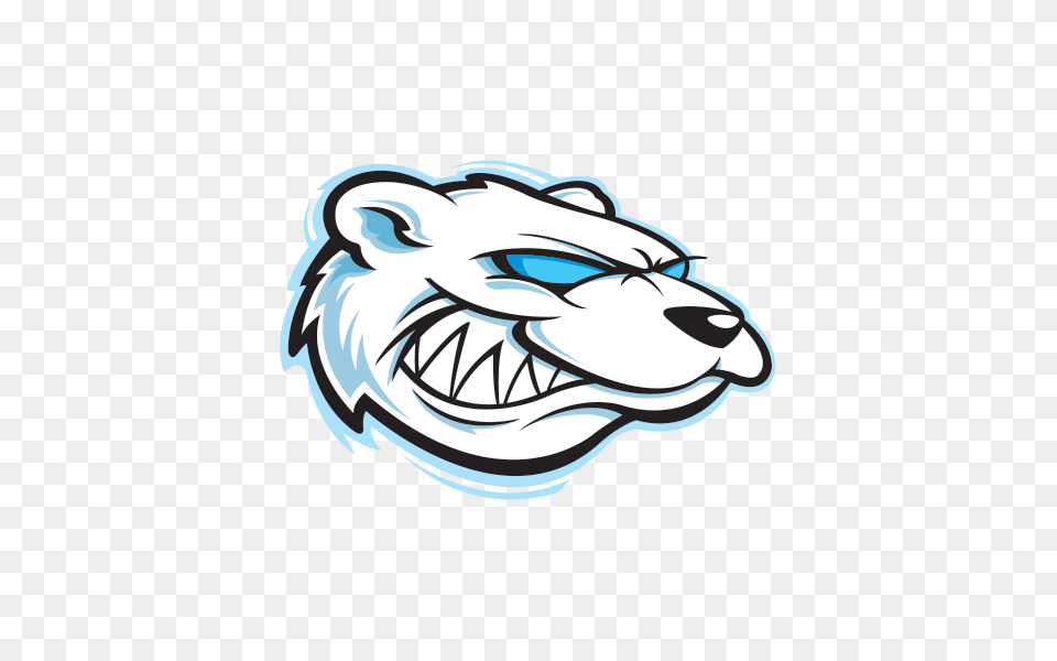 Printed Vinyl Polar Bear Head Stickers Factory, Art, Cartoon Png