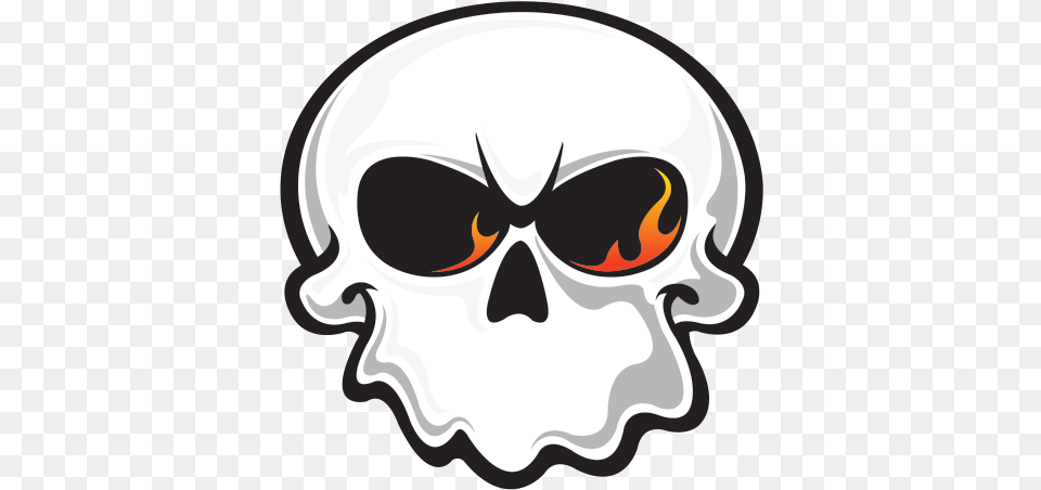 Printed Vinyl Skull With Eyes Skull Drawing Fire In Eyes, Accessories, Sunglasses, Baby, Face Free Transparent Png