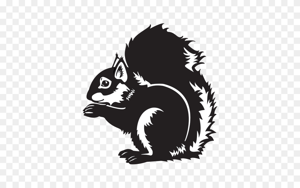 Printed Vinyl Squirrel Stickers Factory, Stencil, Animal, Mammal, Baby Png Image