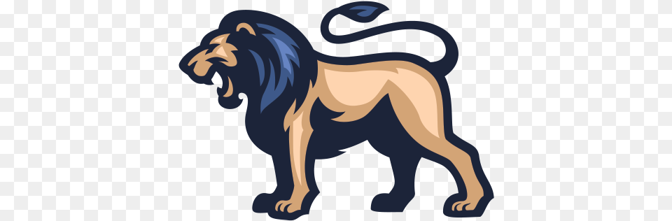 Printed Vinyl Wild Lion Mascot Masai Lion, Animal, Mammal, Wildlife, Person Free Transparent Png