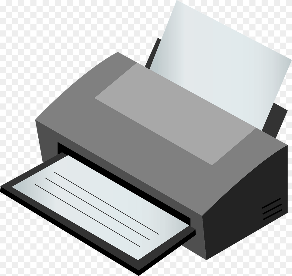 Printer Grayscale Clipart, Computer Hardware, Electronics, Hardware, Machine Png