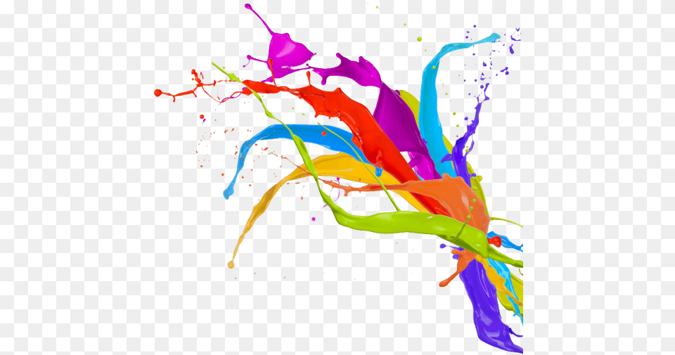 Printers Dewsbury Colorful Paint Splash, Art, Graphics, Purple Free Png Download