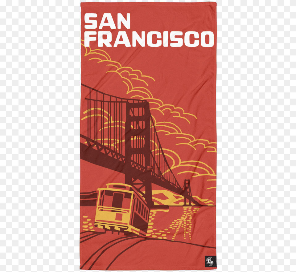 Printful Towel Sfo Mockup Flat Flat White, Advertisement, Poster, Publication, Book Png