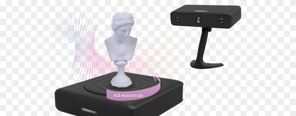 Printlab Strike Partnership With Shining3d To Distribute Einscan S, Person, Face, Head, Electronics Free Transparent Png