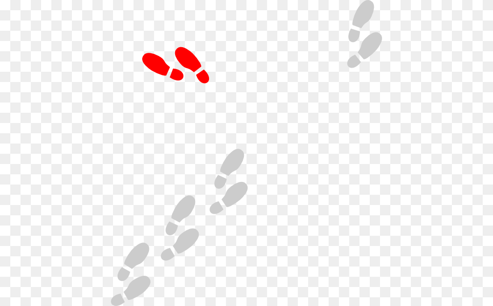 Prints Red Clip Art Colorful Footprints Clipart, Footprint Free Transparent Png