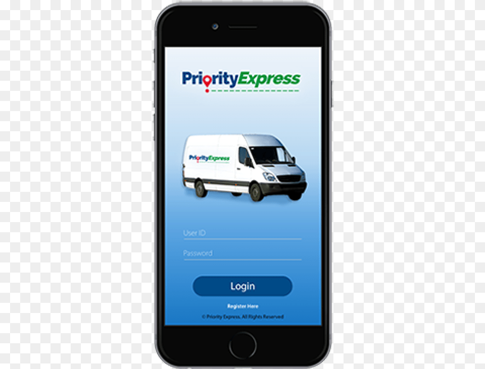 Priority Express Px Tracker Iphone, Electronics, Mobile Phone, Moving Van, Phone Free Png