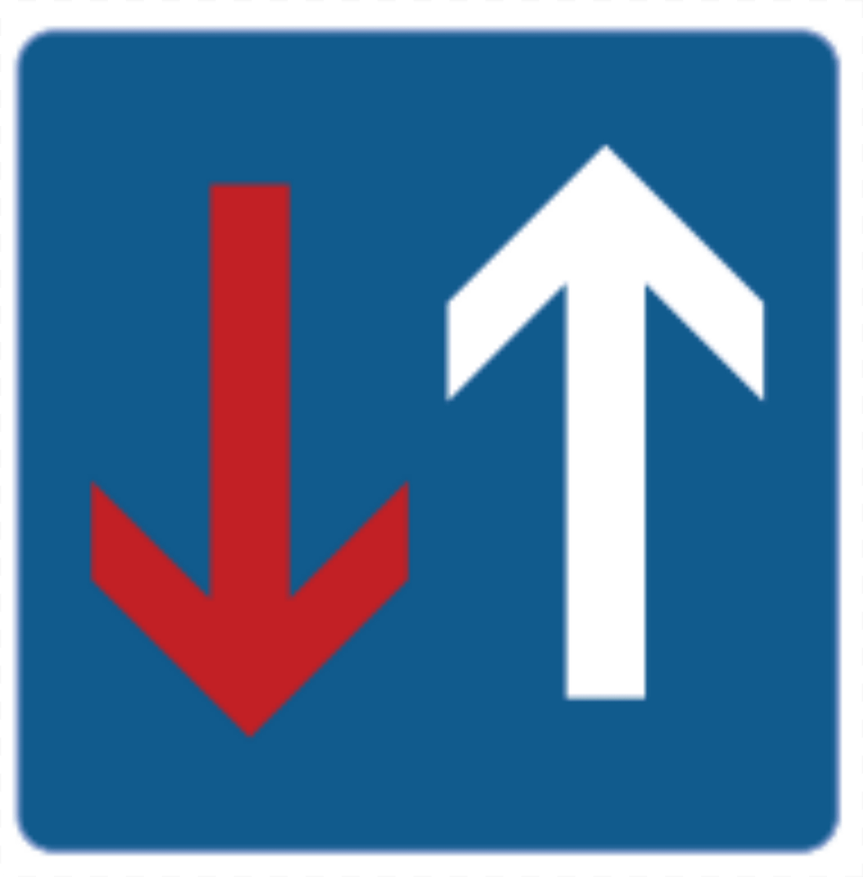 Priority Over Oncoming Vehicles Sign In Luxembourg Clipart, Symbol, Road Sign, First Aid Free Png Download