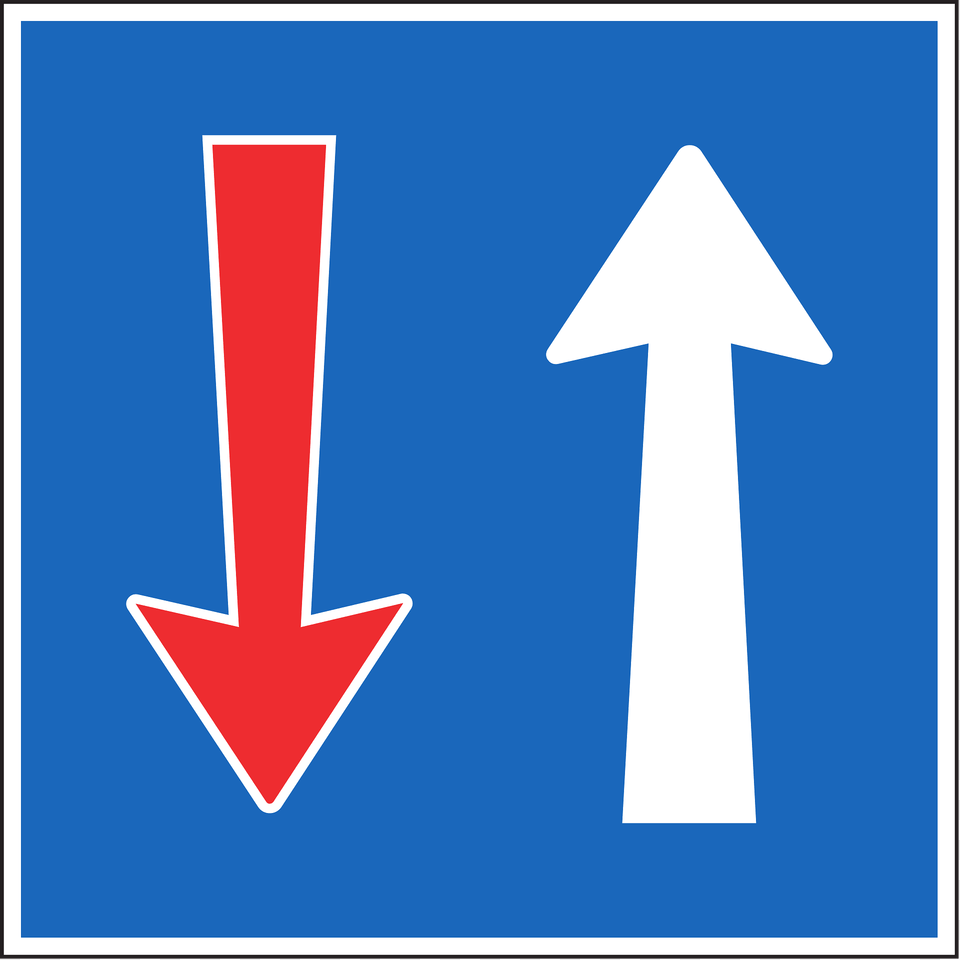 Priority Over Oncoming Vehicles Sign In Switzerland Clipart, Symbol Free Transparent Png