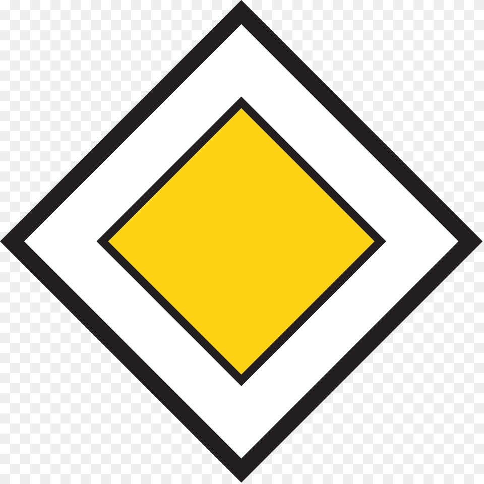 Priority Road Sign In Switzerland Clipart, Blackboard, Symbol Free Transparent Png