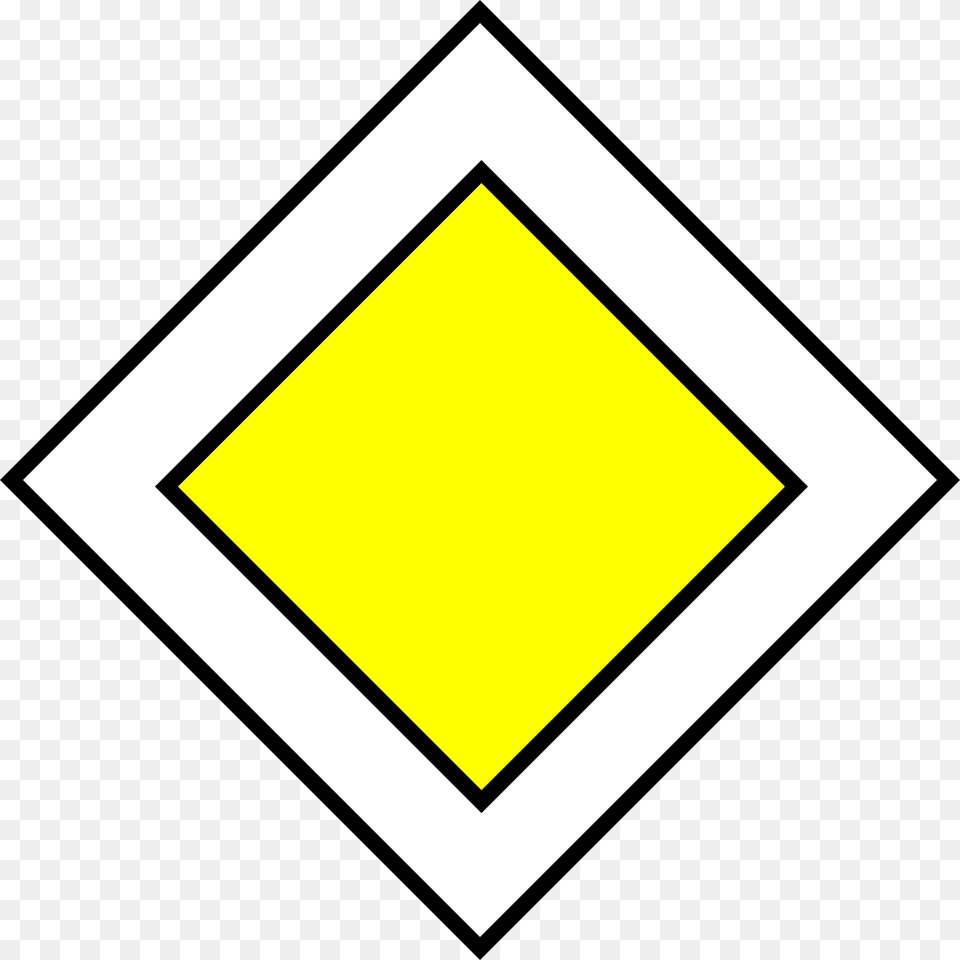 Priority Road Traffic Sign Clip Arts Sign, Symbol Free Png