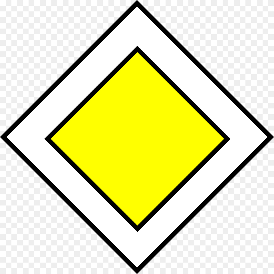 Priority Road Traffic Sign Clipart, Blackboard, Symbol Png Image