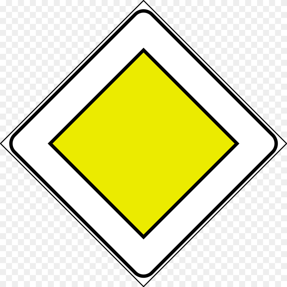 Priority Route Sign In Germany, Symbol, Blackboard Free Png Download