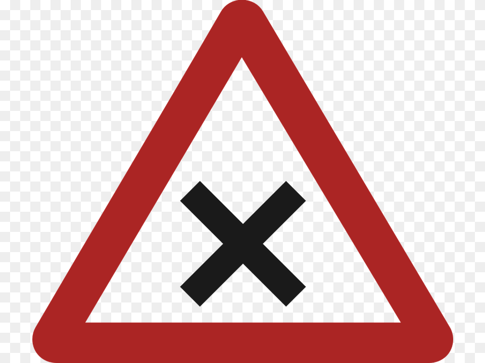 Priority To The Right Road Sign, Symbol, Road Sign, Dynamite, Weapon Png Image
