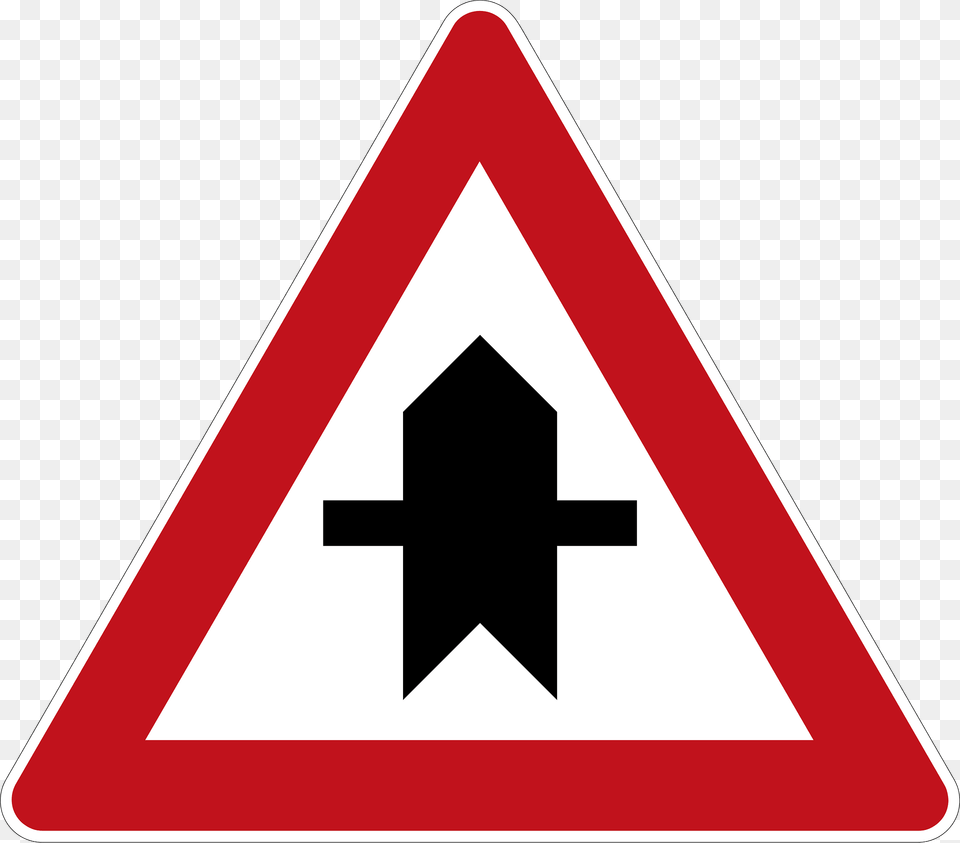 Priority To Through Traffic, Sign, Symbol, Road Sign Free Png
