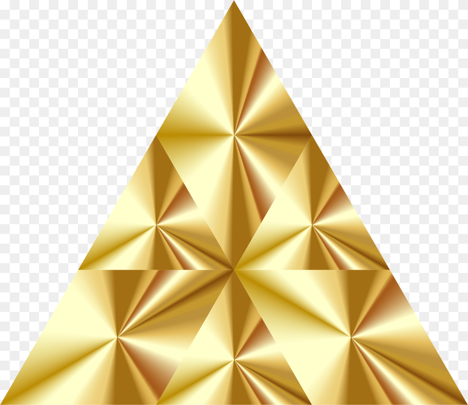 Prism 3 Clip Arts Clip Art Triangle Gold Png
