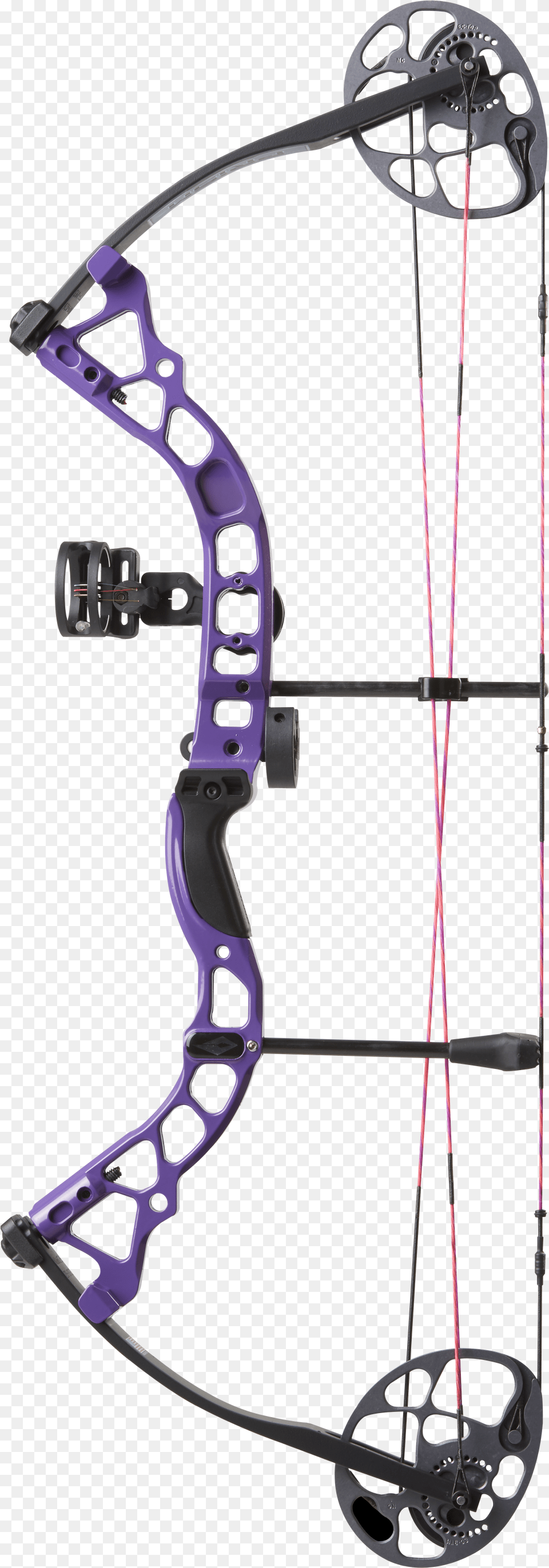 Prism Purple Diamond Archery Prism Compound Bow, Weapon, Machine, Wheel Free Png
