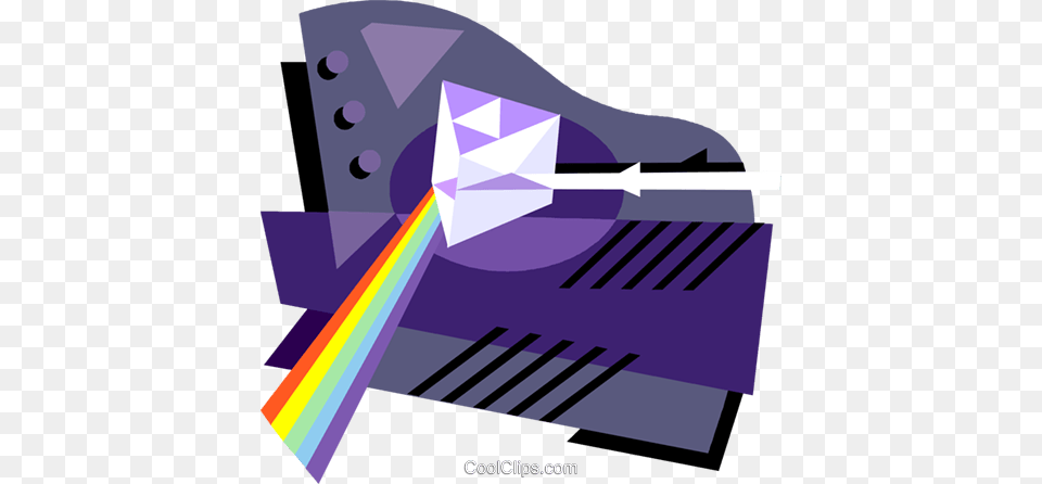 Prism Royalty Vector Clip Art Illustration, Light Free Png