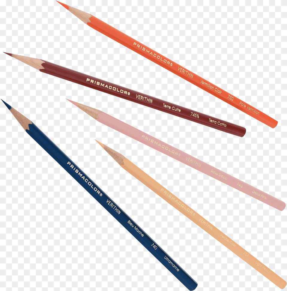 Prismacolor Pencils Transparent Background, Pencil, Blade, Dagger, Knife Png