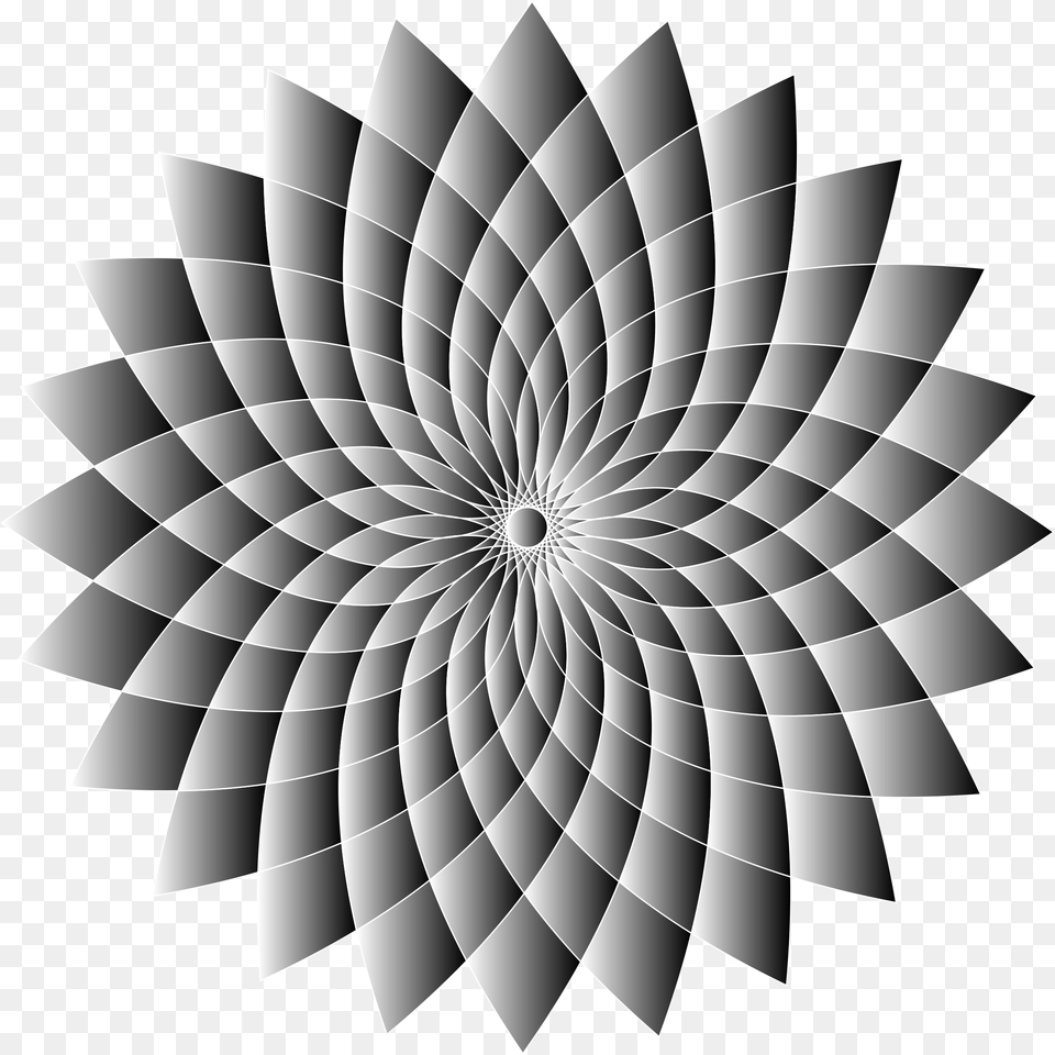 Prismatic Abstract Flower Line Art Ii 4 Clip Arts Optical Illusion Spinning Disc, Pattern, Spiral, Accessories Free Transparent Png