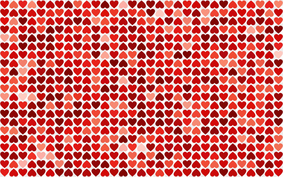 Prismatic Alternating Hearts Pattern Background 3 No Pattern Hearts, Texture Free Transparent Png