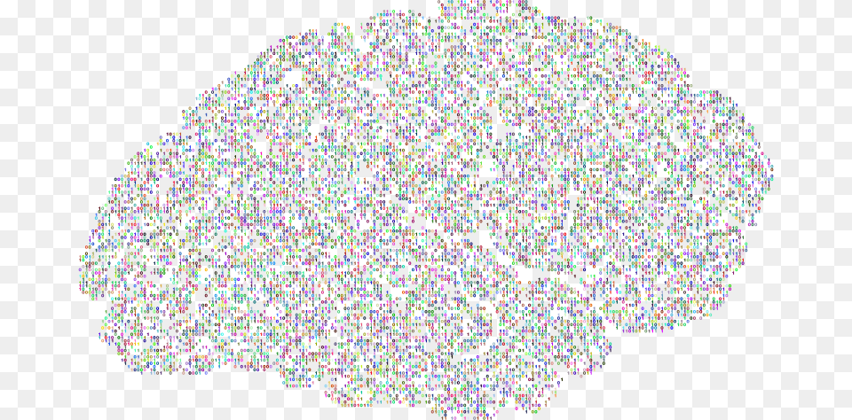 Prismatic Binary Brain Art In Binary Numbers, Pattern, Chandelier, Lamp, Sprinkles Free Png